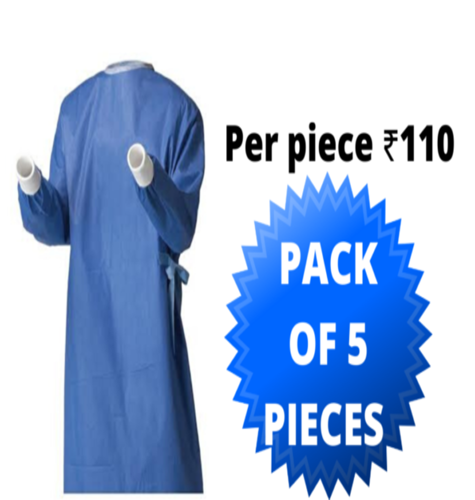 Sky Blue Disposable Surgical Gown at Rs 187 | Surgical Gown in New Delhi |  ID: 2852602080212