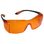 orange dental protective glasses